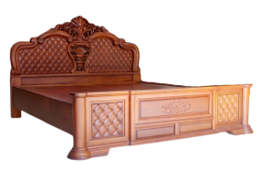 GIƯỜNG NGỦ GỖ GỤ GIÁ TỐT TN447