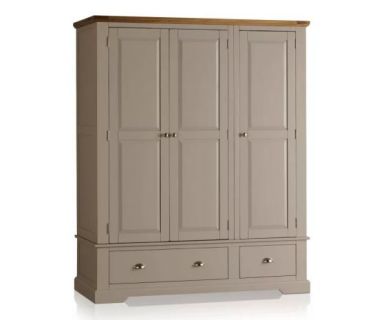 TỦ QUẦN ÁO BA CÁNH GỖ SỒI TN235