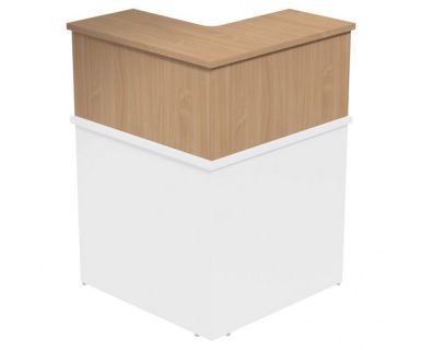 BÀN TIẾP TÂN VUÔNG GÓC GỖ TỰ NHIÊN GIÁ TỐT TN522