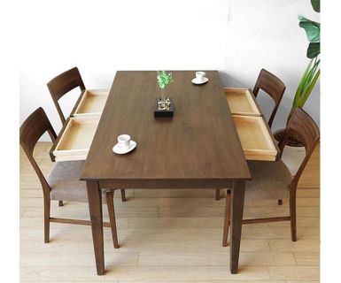 BÀN ĂN GỖ TỰ NHIÊN ĐƠN GIẢN TN32