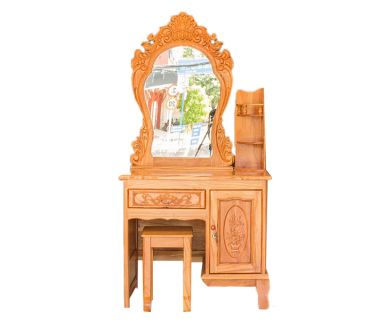 BÀN TRANG ĐIỂM GỖ TỰ NHIÊN TN382