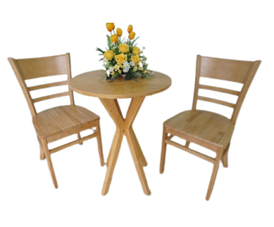 BỘ BÀN GHẾ GỖ CAO SU ĐẸP GIÁ RẺ TN495