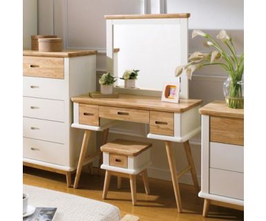 BÀN TRANG ĐIỂM GỖ CAO SU TN307