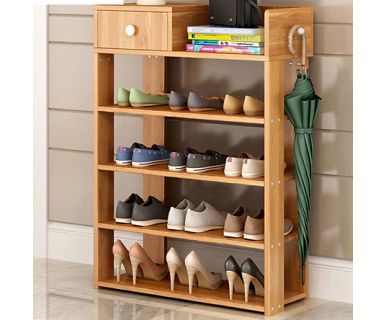 TỦ GIÀY 5 TẦNG GỖ THÔNG TIỆN LỢI TN573