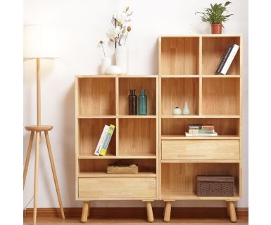 TỦ SÁCH GỖ SỒI NHỎ TIỆN DỤNG TN470