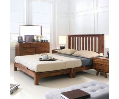 GIƯỜNG NGỦ GỖ CAO SU TN243