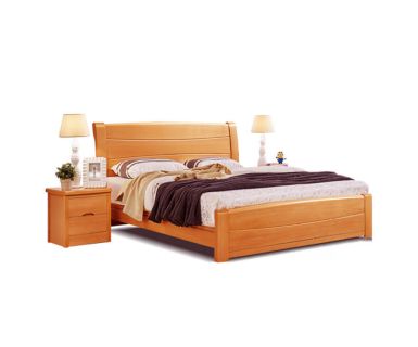 GIƯỜNG NGỦ GỖ SỒI ĐẸP TN114