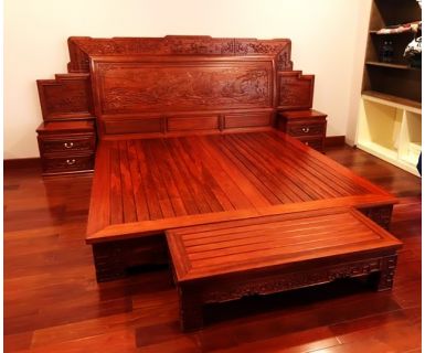 GIƯỜNG NGỦ GỖ TỰ NHIÊN TN79