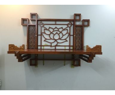BÀN THỜ TREO TƯỜNG GỖ TỰ NHIÊN TN350
