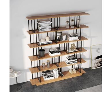 KỆ SÁCH GỖ TỰ NHIÊN GIÁ TỐT TN464