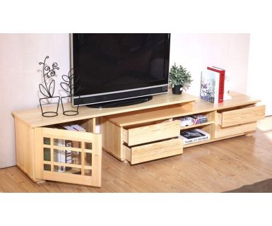 KỆ TIVI GỖ THÔNG TỰ NHIÊN ĐẸP TN90
