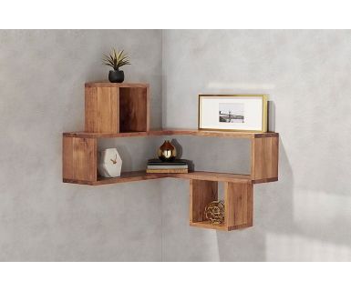 KỆ SÁCH TREO TƯỜNG GỖ TỰ NHIÊN TN479