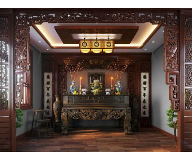 PHÒNG THỜ THIẾT KẾ TN155