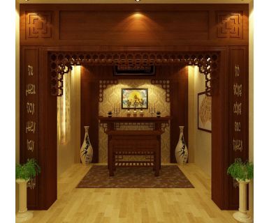 PHÒNG THỜ THIẾT KẾ TN154