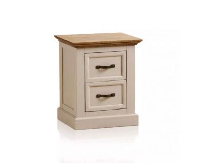 TỦ ĐẦU GIƯỜNG HAI NGĂN KÉO GỖ SỒI TN328