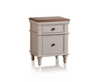 TỦ ĐẦU GIƯỜNG HAI NGĂN KÉO GỖ SỒI TN325