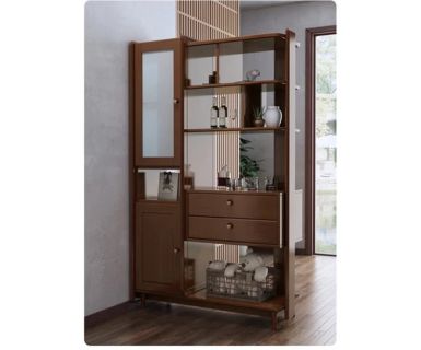 TỦ RƯỢU GỖ SỒI PHONG CÁCH HIỆN ĐẠI TN397
