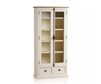 TỦ TRƯNG BÀY HAI CÁNH KÍNH GỖ SỒI TN280