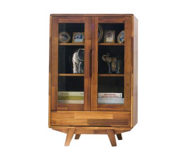 TỦ TRƯNG BÀY GỖ CAO SU TN269