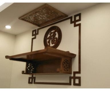 BÀN THỜ TREO TƯỜNG GỖ TỰ NHIÊN TN207