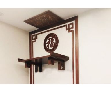 BÀN THỜ TREO TƯỜNG GỖ TỰ NHIÊN TN208