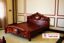 TẠO ĐIỂM NHẤN CHO PHÒNG NGỦ BẰNG GIƯỜNG CHẠM KHẮC GIÁ RẺ