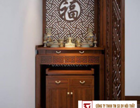 MẪU BÀN THỜ ĐỨNG ĐƠN GIẢN CHO CĂN HỘ CHUNG CƯ